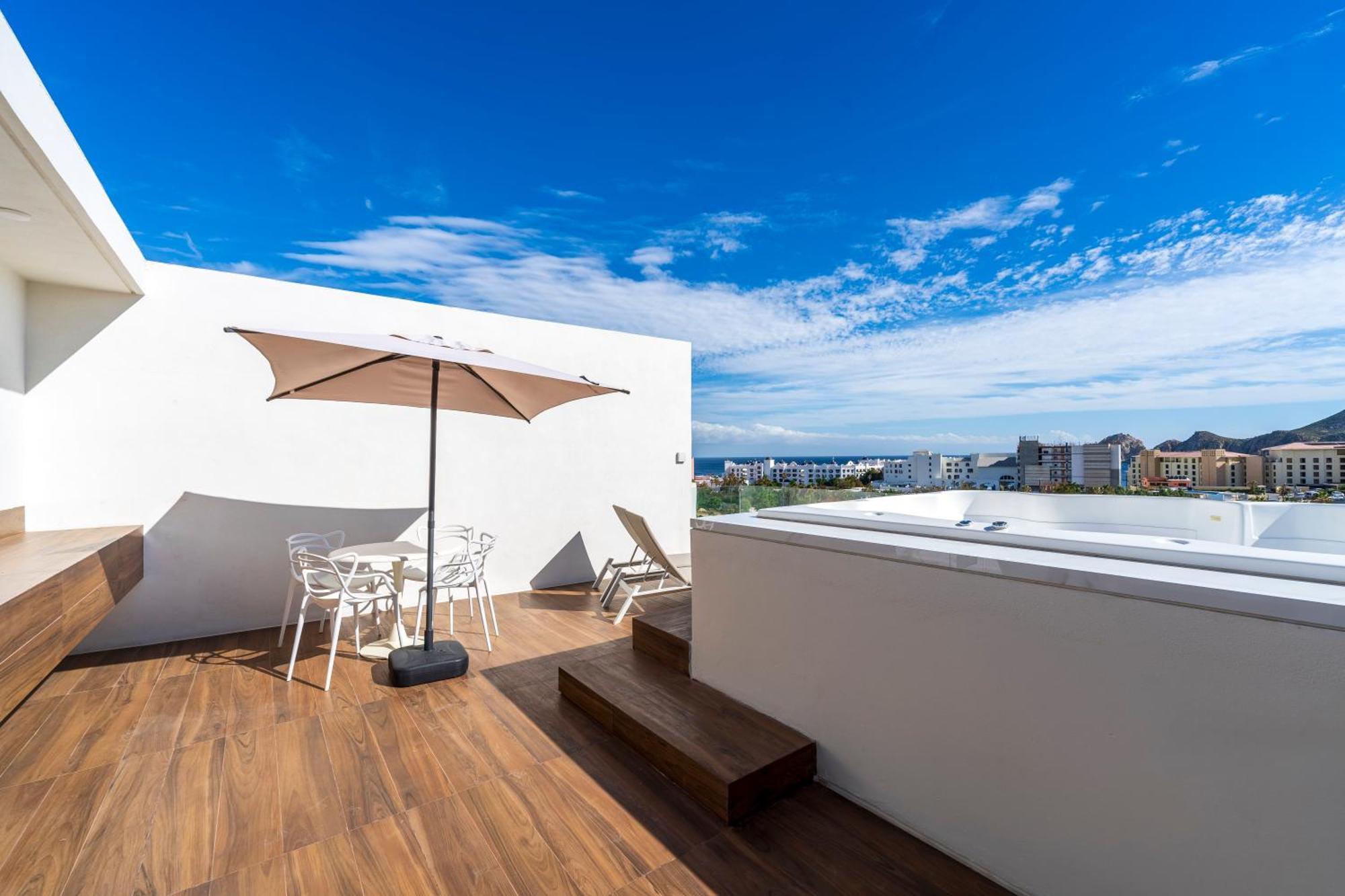 Luxury Apartment With Pool And Jacuzzi On Terrace In Medano Cabo San Lucas Bagian luar foto